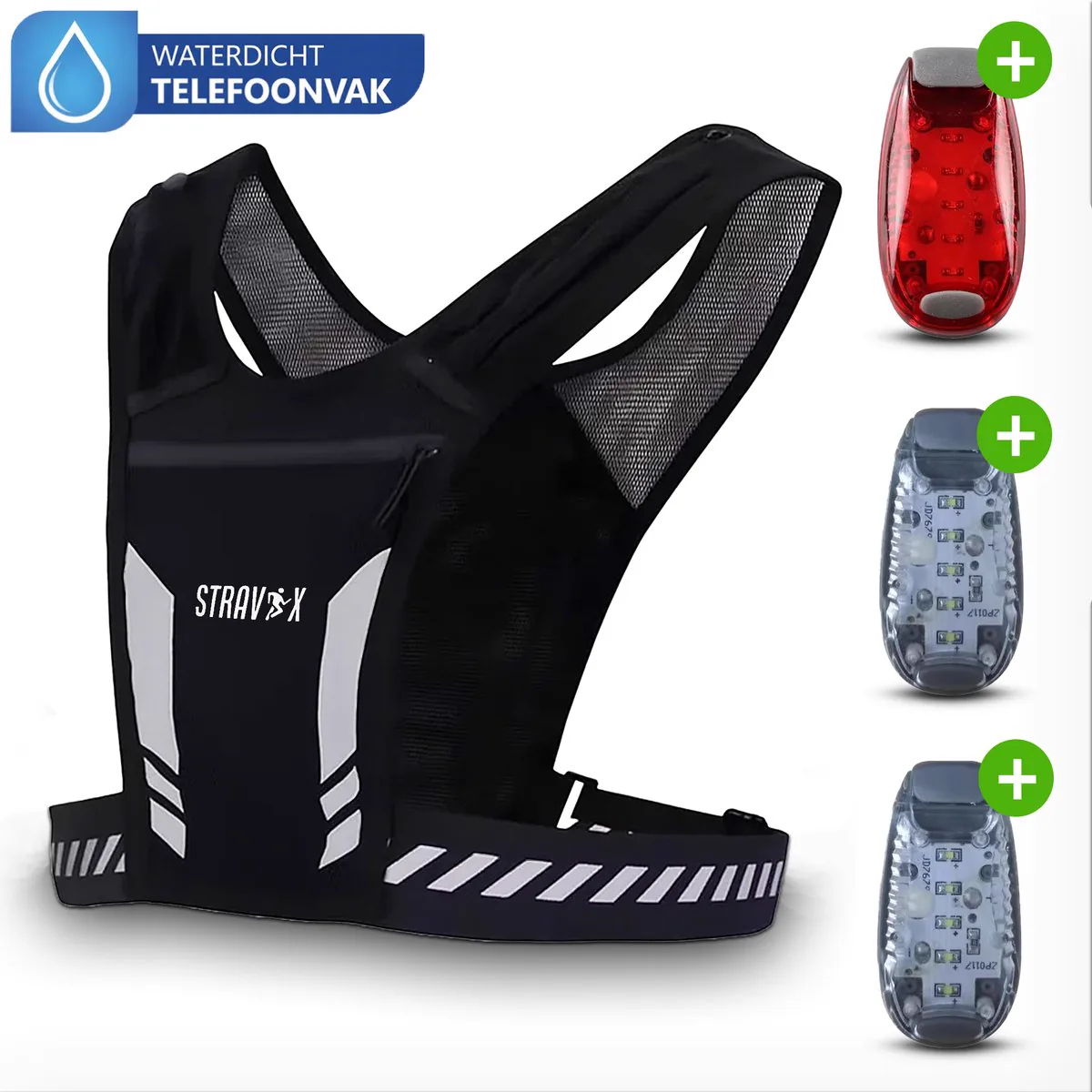 Stravix hardloopvest met softflasks